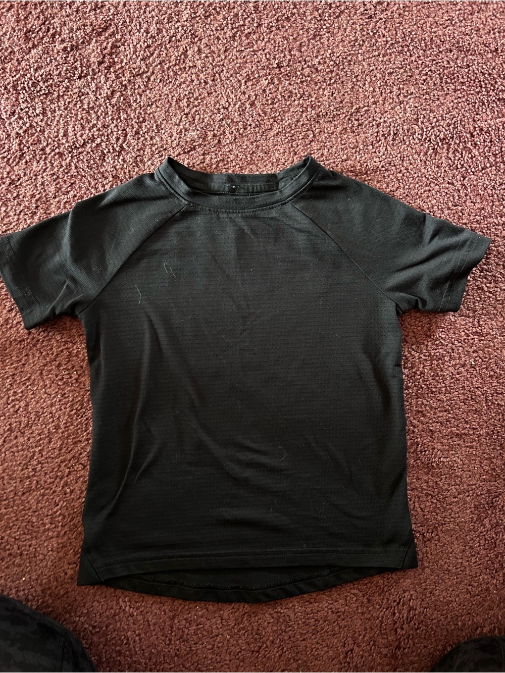 all in motion Black Short-Sleeve Crewneck Athletic Tee
